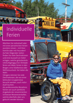 Individuelle Ferien