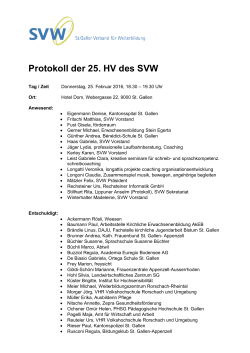 Leere Dokumentvorlage - SVW - St.Galler Verein für Weiterbildung