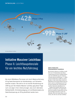 Initiative Massiver Leichtbau Phase II