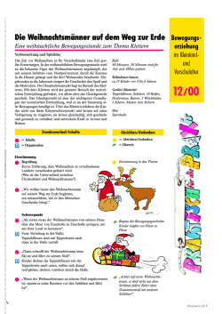 Die Weihnachtsm&auml;nner auf dem Weg zur Erde