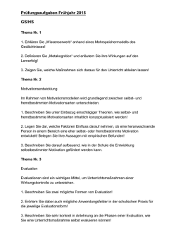 Prüfungsfragen Frühjahr 2015