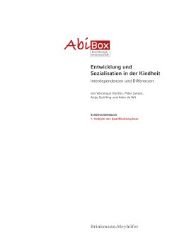 Schülerarbeitsbuch  - Was ist eine Abi-Box?
