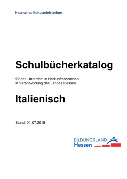 Italienisch - Hessisches Kultusministerium