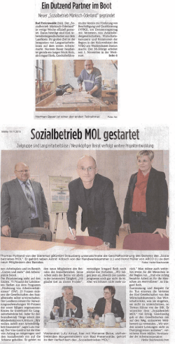 Ein Dutzend Partner im Boot