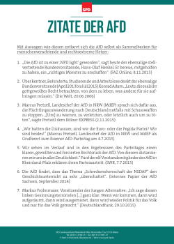 Zitate der Afd - SPD Rheinland