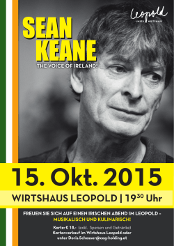 WH Leopold Sean Keane Plakat A4.indd