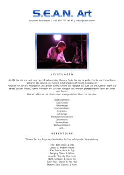 Johannes Brunnbauer | +43 650 777 46 97 | office@sean