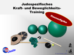 Judospezifisches Kraft- und Beweglichkeitstraining 1