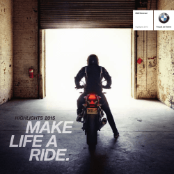 highlights 2015 - BMW Motorrad Danmark