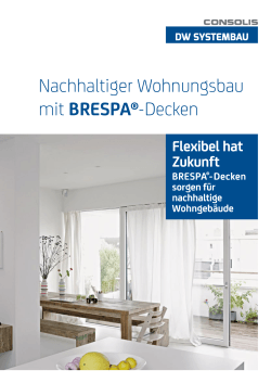 Nachhaltiger Wohnungsbau mit BRESPA®-Decken