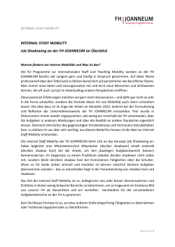 Internal Staff Mobilty