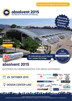Messemappe - absolvent 2015