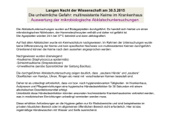 Hand vor Desinfektion