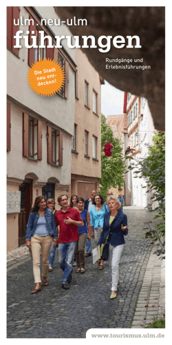 führungen - Ulm/Neu-Ulm