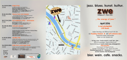 jazz. blues. kunst. kultur. bier. wein. cafe. snacks.
