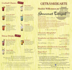 Gourmet Tempel