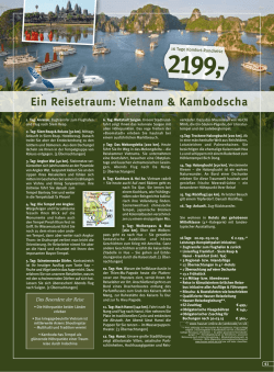Ein Reisetraum: Vietnam & Kambodscha - Hauser