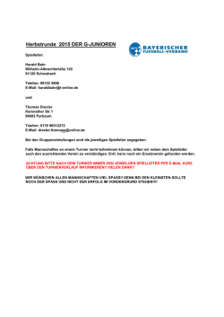 Herbstrunde 2015 - DJK