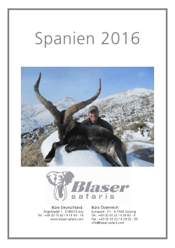 Spanien - Blaser Safaris