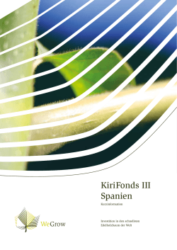KiriFonds III Spanien