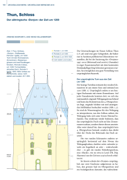 Donjon&raquo; der Zeit um 1200