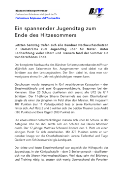 Ein spannender Jugendtag zum Ende des Hitzesommers
