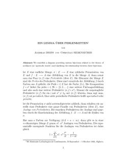 EIN LEMMA UBER PERLENKETTEN` VON AnDreas DRESS UND Y