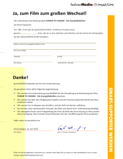 Ja, zum Film zum gro&szlig;en Wechsel! Danke!