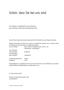 Menükarte als PDF