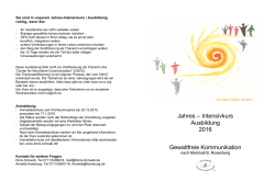 Jahrestraining Flyer 2016