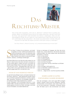 inneren Reichtums