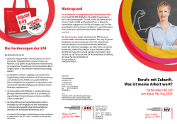 kfd-Flyer zum EPD 2016