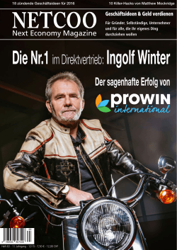 Die Nr.1im Direktvertrieb:Ingolf Winter