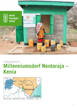 Kenia - Welthungerhilfe
