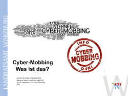 Cyber-Mobbing Was ist das?
