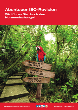 Abenteuer ISO-Revision