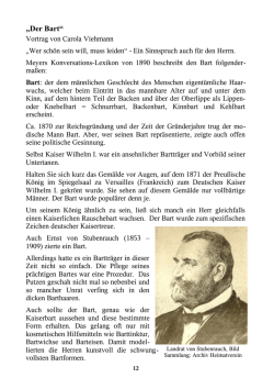 Der Bart - Heimatverein Teltow