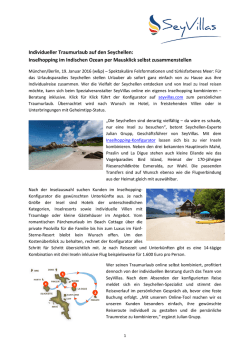 Individueller Traumurlaub auf den Seychellen