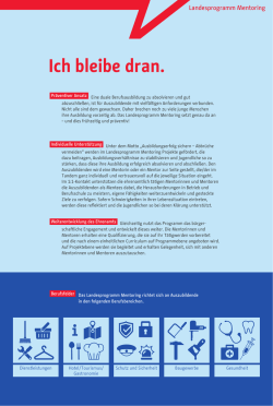 Ich bleibe dran.