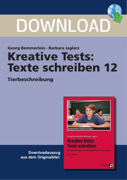 Kreative Tests: Texte schreiben 12