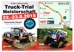 Internationale Truck-Trail Meisterschaft in Friedrichswalde