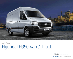 Hyundai H350 Van / Truck