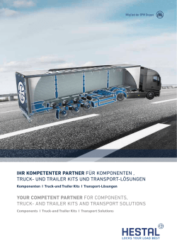ihr kompetenter partner für komponenten , truck- und trailer