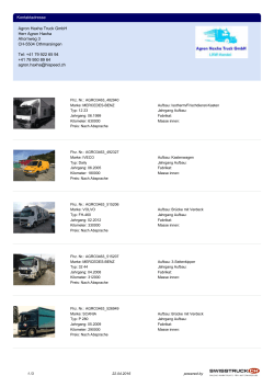 Kontaktadresse Agron Haxha Truck GmbH Herr