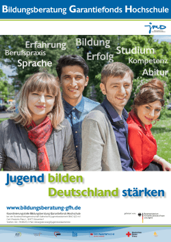 Jugend bilden Deutschland stärken