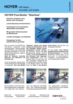 HOYER Pool-Butler &ldquo;Stairless&rdquo;