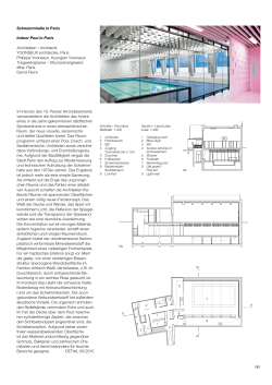 Schwimmhalle in Paris Indoor Pool in Paris Architekten • Architects