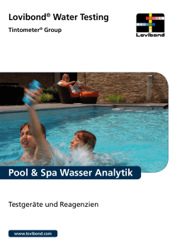 Pool & Spa Wasser Analytik