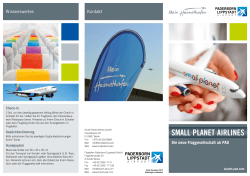 small planet airlines - Flughafen Paderborn Lippstadt