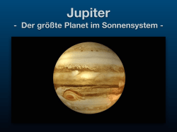 Der größte Planet im Sonnensystem